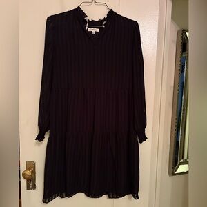 Nanette Lepore Black Midi Dress